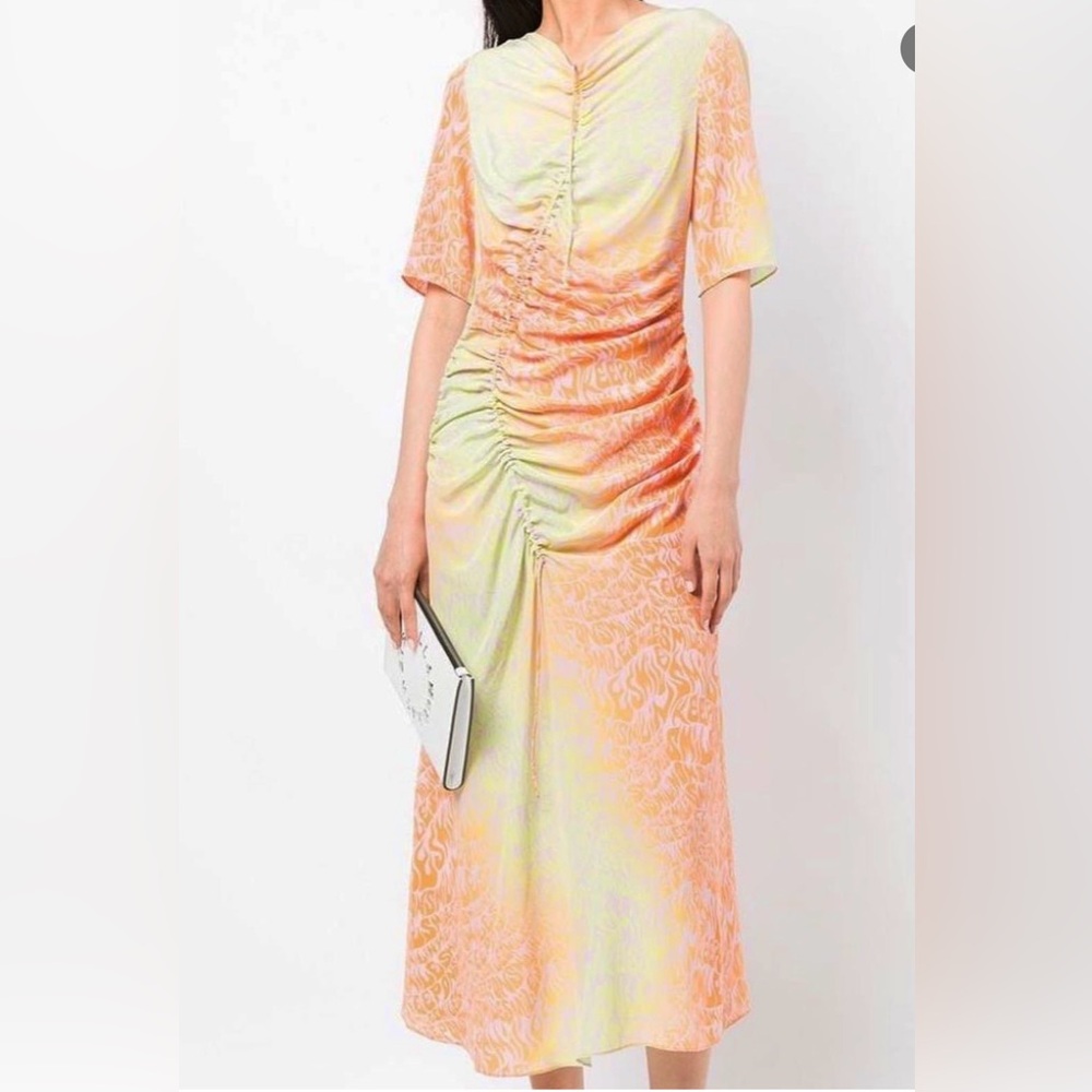 Stella McCarttney Keep on Smiling Ruched dress